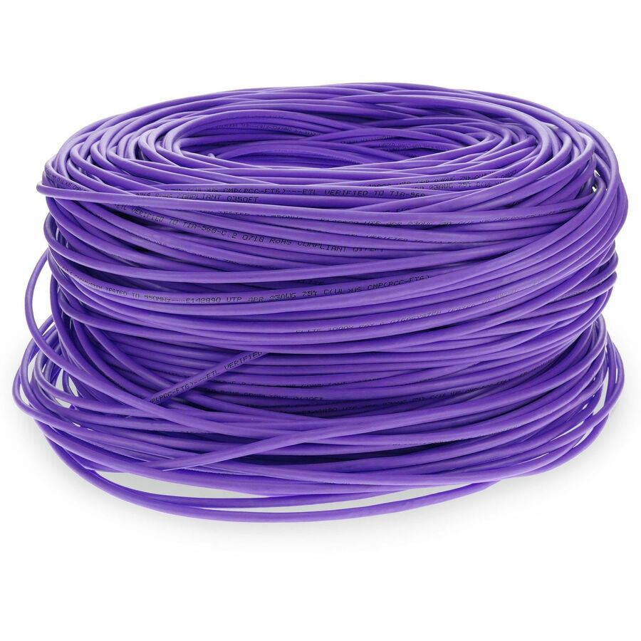 Addon Networks Add-Cat61Ksp-Pe Networking Cable Purple 304.8 M Cat6
