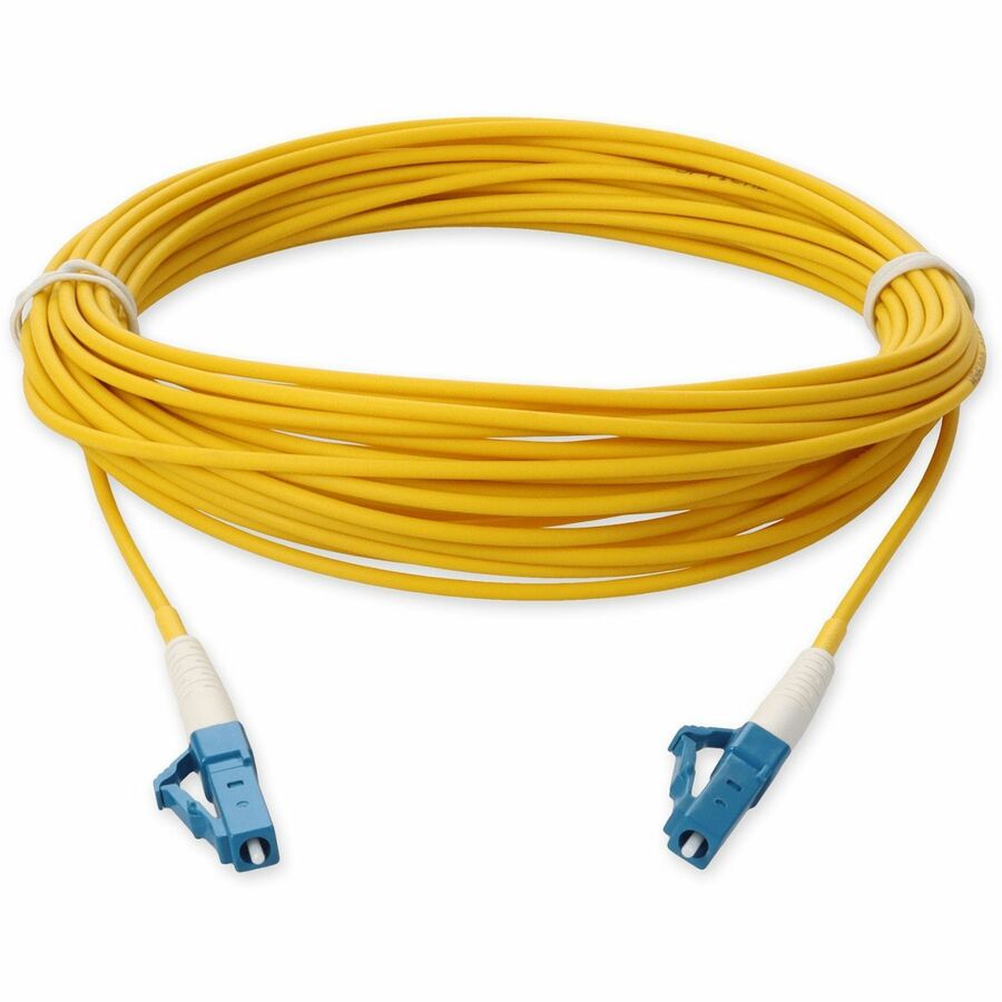 Addon Networks Add-Lc-Lc-0-5Ms9Smflz Fibre Optic Cable 0.5 M Ofnr Os2 Yellow