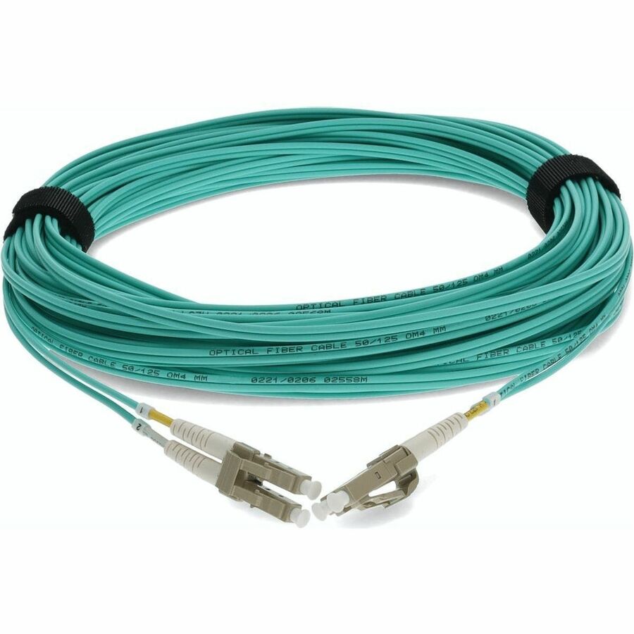 Addon Networks Add-Lc-Lc-11M5Om4 Fibre Optic Cable 11 M Om4 Aqua Colour