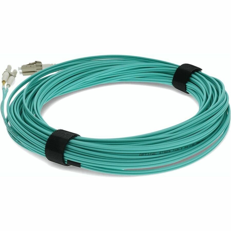 Addon Networks Add-Lc-Lc-15M5Om4Lz Fibre Optic Cable 15 M Om4 Aqua Colour