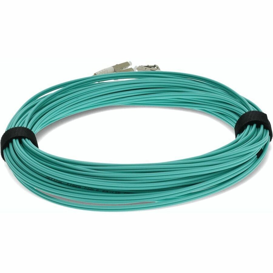 Addon Networks Add-Lc-Lc-15M5Om4Lz Fibre Optic Cable 15 M Om4 Aqua Colour