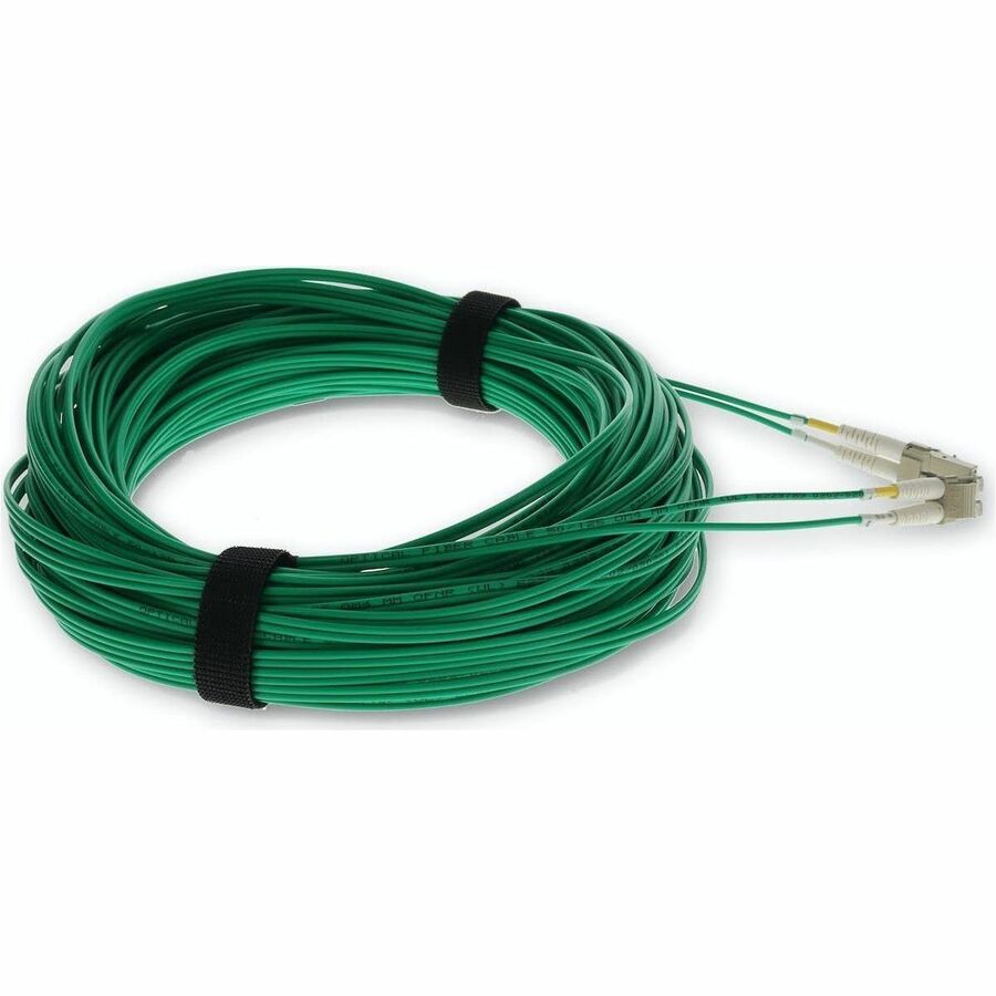 Addon Networks Add-Lc-Lc-20M5Om4-Gn Fibre Optic Cable 20 M 2X Lc Ofnr Om4 Green