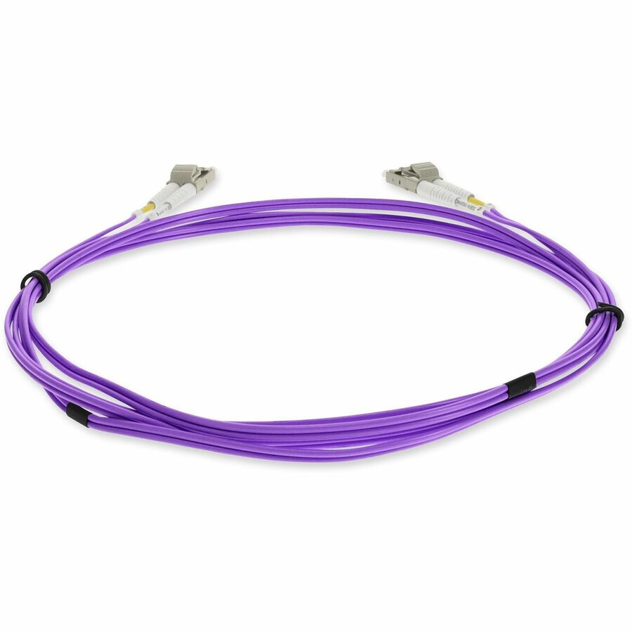 Addon Networks Add-Lc-Lc-3M5Om4-Vt Fibre Optic Cable 3 M Lomm Om4 Violet