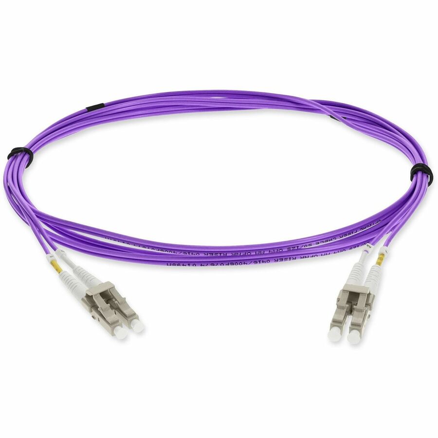 Addon Networks Add-Lc-Lc-3M5Om4-Vt Fibre Optic Cable 3 M Lomm Om4 Violet