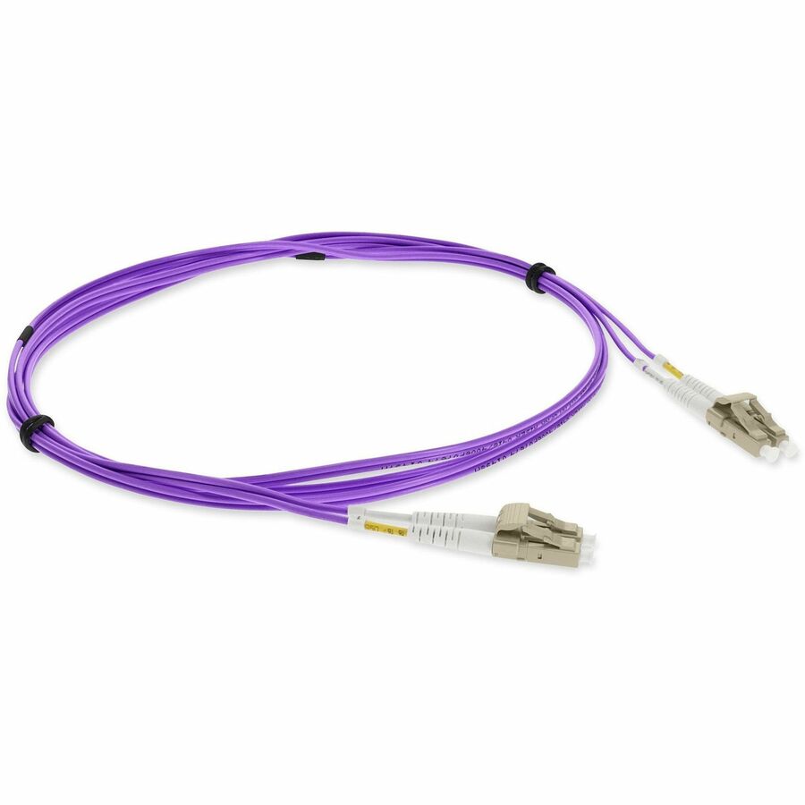 Addon Networks Add-Lc-Lc-5M5Om4-Vt Fibre Optic Cable 5 M Ofnr Om4 Violet