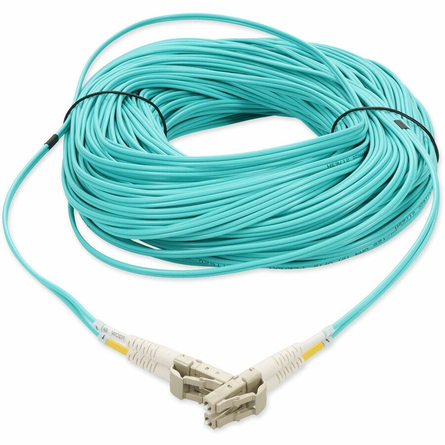 Addon Networks Add-Lc-Lc-80M5Om4P Fibre Optic Cable 80 M Ofnr Os2 Aqua Colour