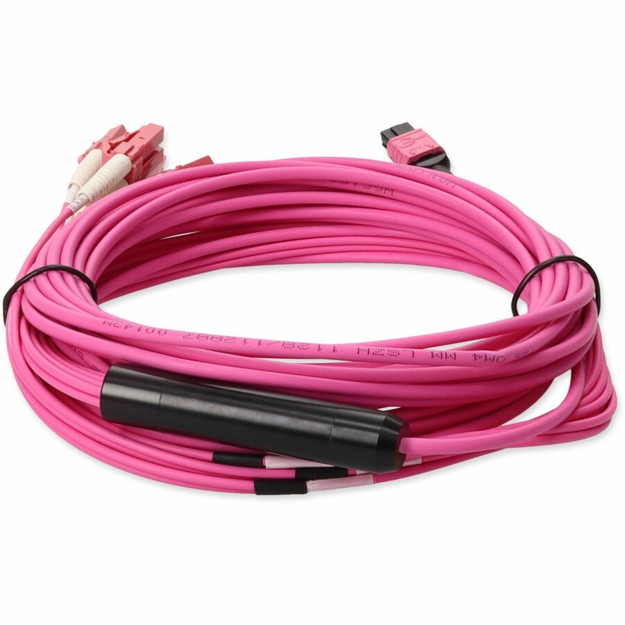 Addon Networks Add-Mpo-4Lc7M5Om4Lz-Ma Fibre Optic Cable 7 M 8X Lc Ofnr Om4 Yellow