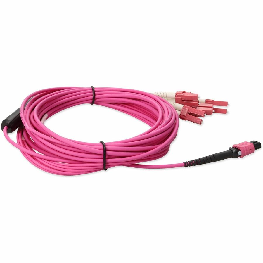 Addon Networks Add-Mpo-4Lc7M5Om4Lz-Ma Fibre Optic Cable 7 M 8X Lc Ofnr Om4 Yellow
