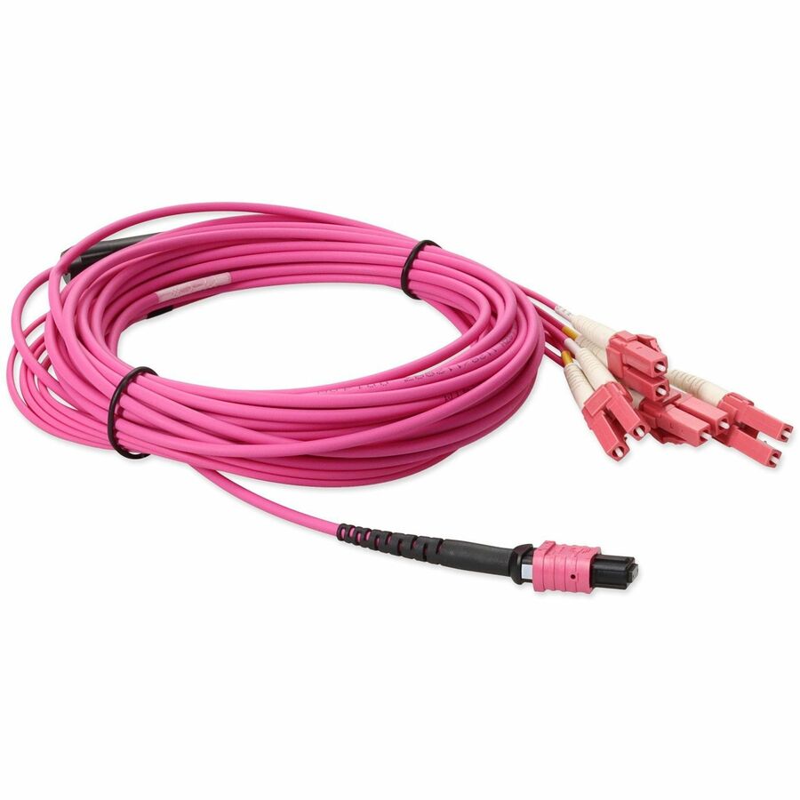 Addon Networks Add-Mpo-4Lc7M5Om4Lz-Ma Fibre Optic Cable 7 M 8X Lc Ofnr Om4 Yellow