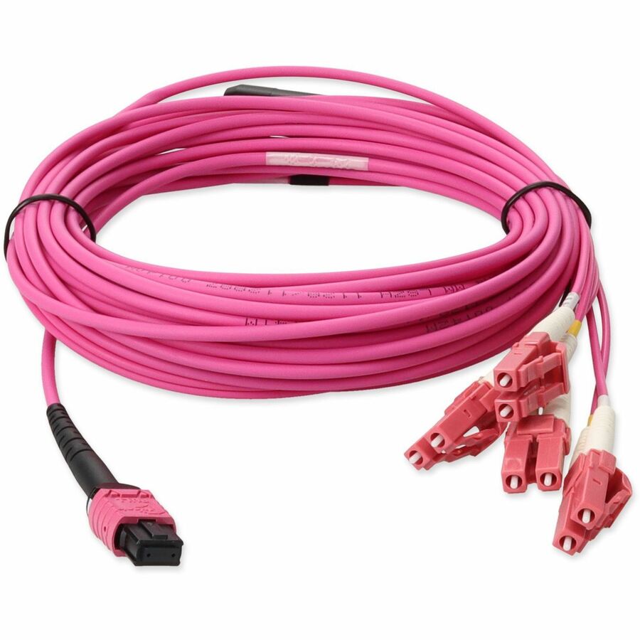 Addon Networks Add-Mpo-4Lc7M5Om4Lz-Ma Fibre Optic Cable 7 M 8X Lc Ofnr Om4 Yellow