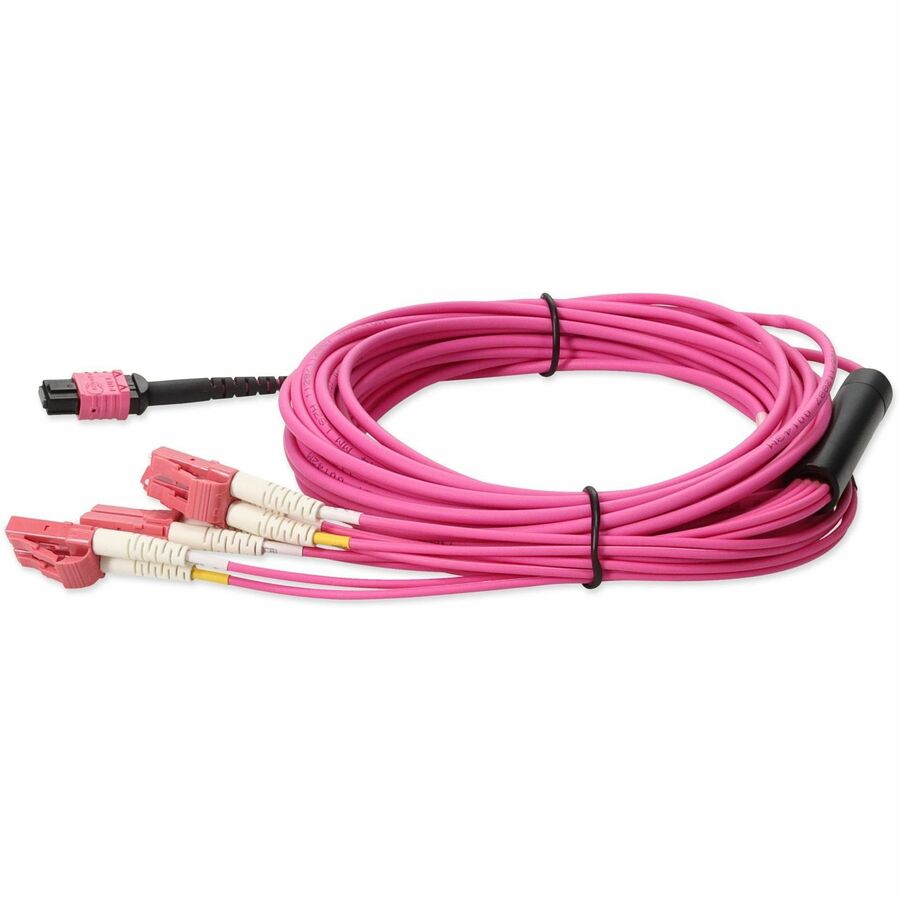 Addon Networks Add-Mpo-4Lc7M5Om4Lz-Ma Fibre Optic Cable 7 M 8X Lc Ofnr Om4 Yellow