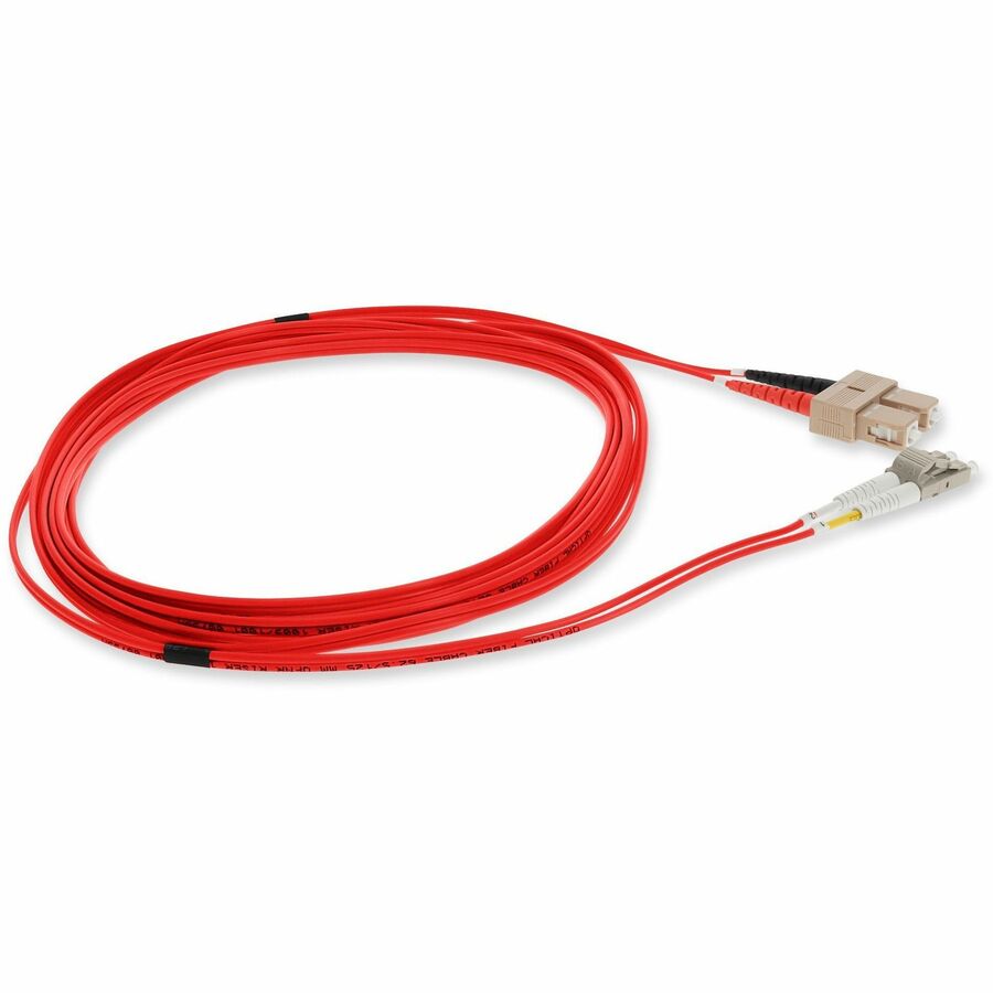 Addon Networks Add-Sc-Lc-10M6Mmf-Rd Fibre Optic Cable 10 M Ofnr Om1 Red