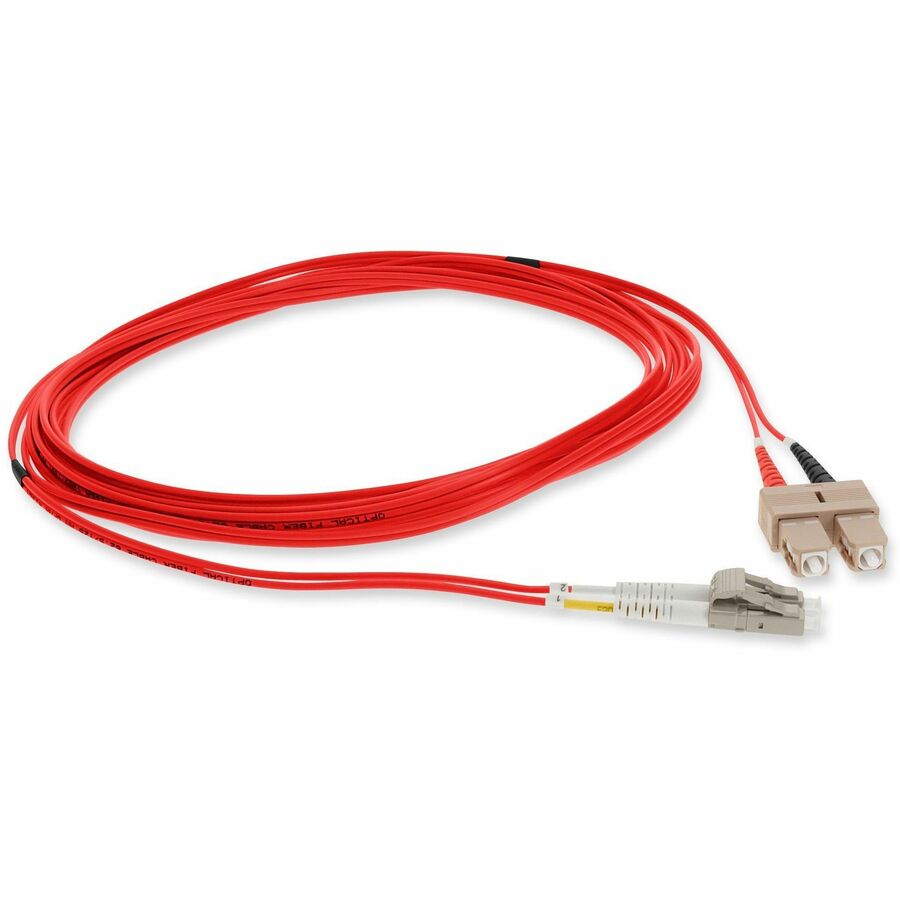 Addon Networks Add-Sc-Lc-10M6Mmf-Rd Fibre Optic Cable 10 M Ofnr Om1 Red