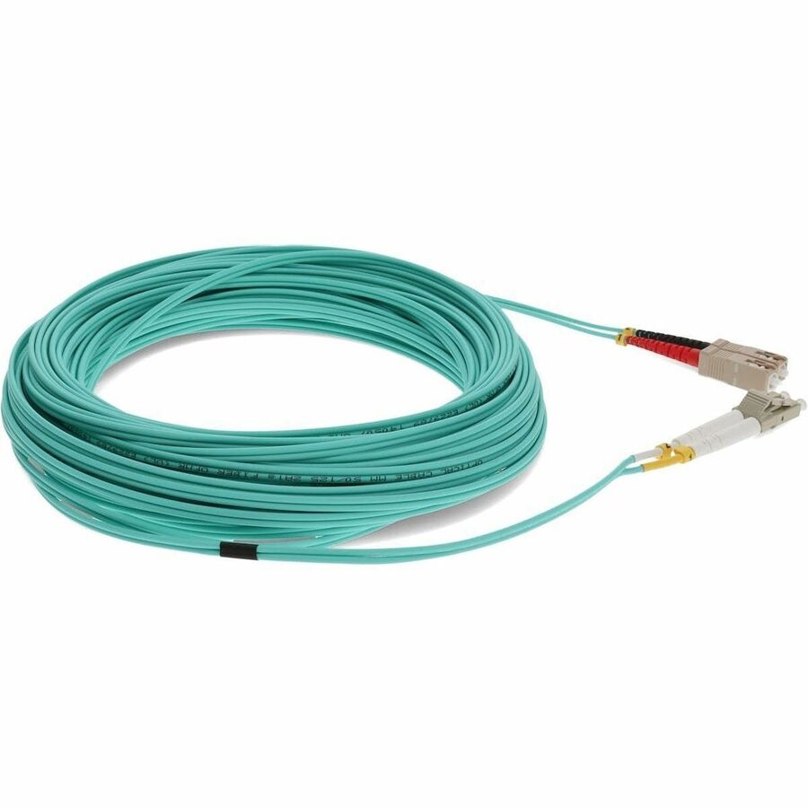 Addon Networks Add-Sc-Lc-16M5Om4 Fibre Optic Cable 16 M Ofnr Om4 Aqua Colour