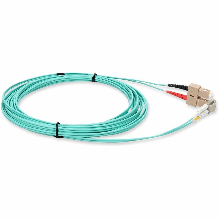 Addon Networks Add-Sc-Lc-3M5Om4Lz Fibre Optic Cable 3 M Om4 Aqua Colour