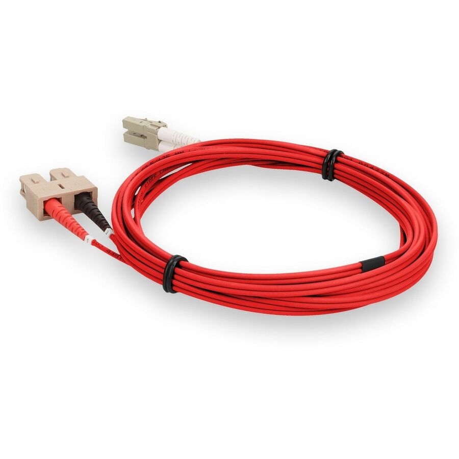 Addon Networks Add-Sc-Lc-3M6Mmflz-Rd-Taa Fibre Optic Cable 3 M Om1 Red