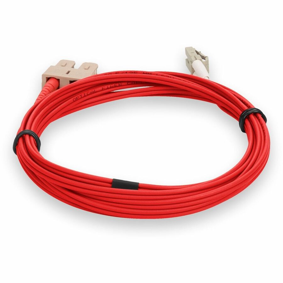 Addon Networks Add-Sc-Lc-3M6Mmflz-Rd-Taa Fibre Optic Cable 3 M Om1 Red