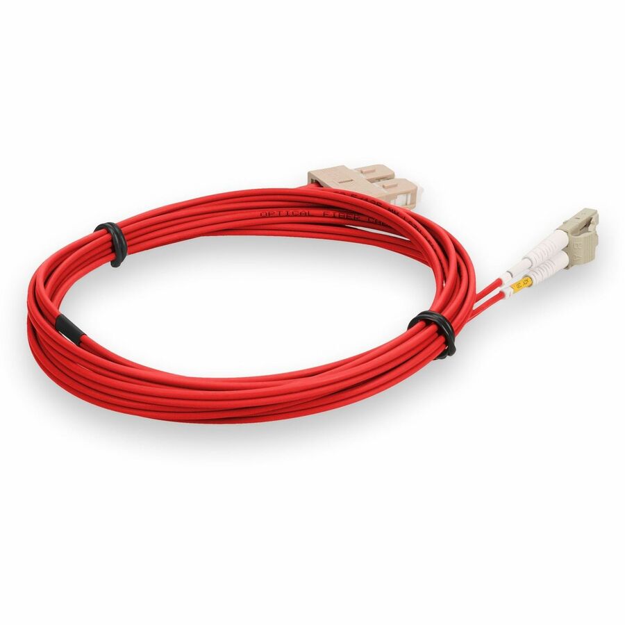 Addon Networks Add-Sc-Lc-3M6Mmflz-Rd-Taa Fibre Optic Cable 3 M Om1 Red