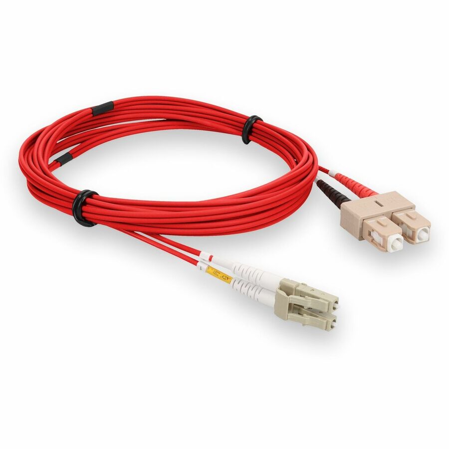 Addon Networks Add-Sc-Lc-3M6Mmflz-Rd-Taa Fibre Optic Cable 3 M Om1 Red