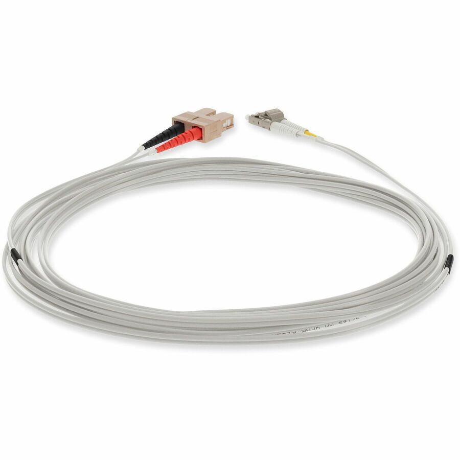 Addon Networks Add-Sc-Lc-5M6Mmf-Gy Fibre Optic Cable 5 M 2X Lc 2X Sc Ofnr Om1 Grey