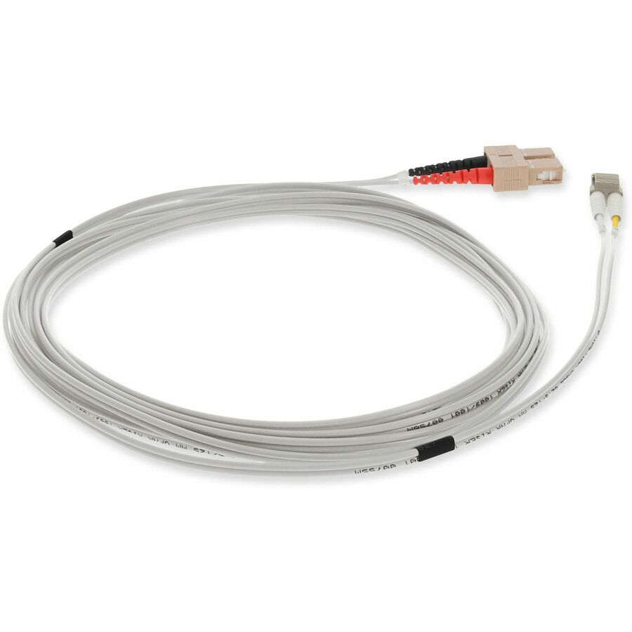 Addon Networks Add-Sc-Lc-5M6Mmf-Gy Fibre Optic Cable 5 M 2X Lc 2X Sc Ofnr Om1 Grey