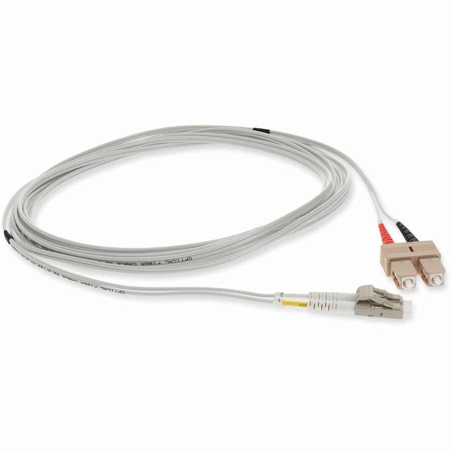 Addon Networks Add-Sc-Lc-5M6Mmf-Gy Fibre Optic Cable 5 M 2X Lc 2X Sc Ofnr Om1 Grey