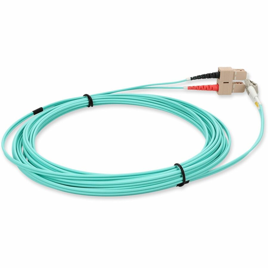 Addon Networks Add-Sc-Lc-6M5Om4Lz Fibre Optic Cable 6 M Om4 Aqua Colour