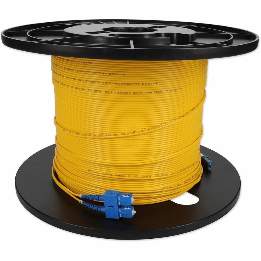 Addon Networks Add-Sc-Lc-78M9Smfp Fibre Optic Cable 78 M Ofnr Os2 Yellow