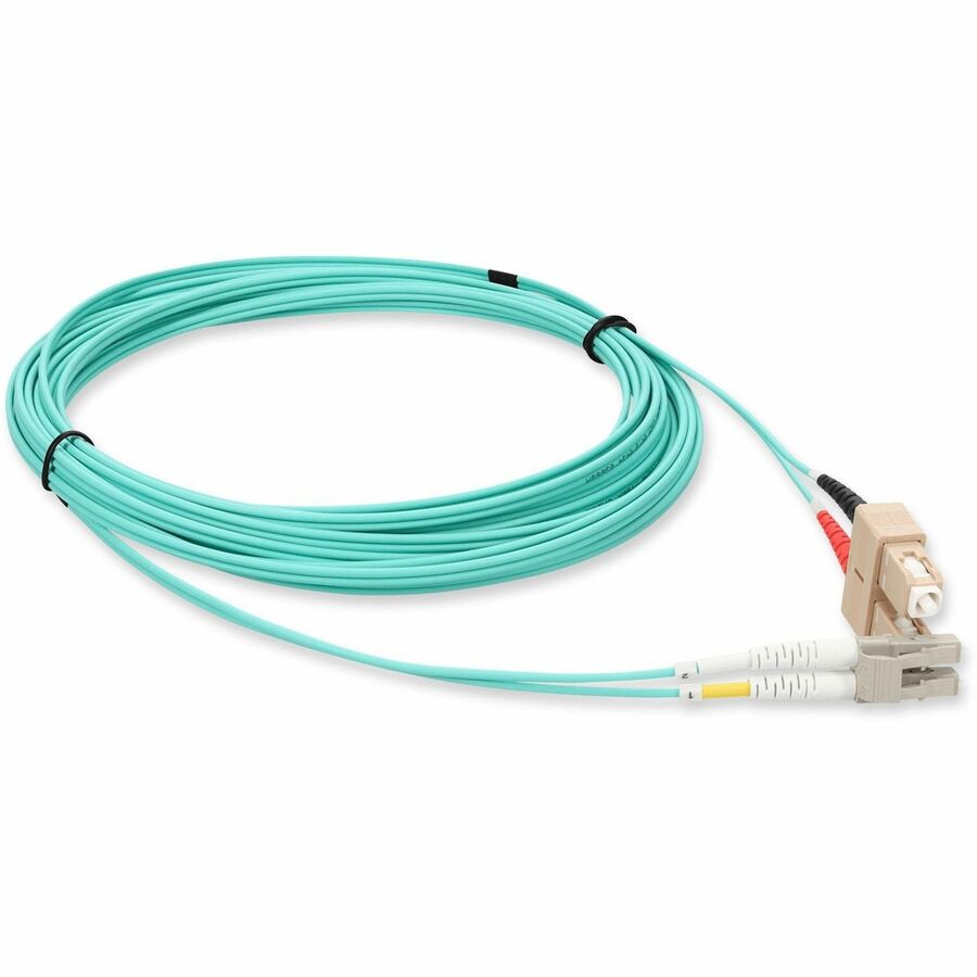 Addon Networks Add-Sc-Lc-9M5Om4Lz Fibre Optic Cable 9 M Om4 Aqua Colour