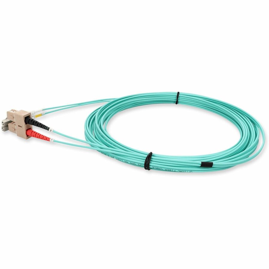 Addon Networks Add-Sc-Lc-9M5Om4Lz Fibre Optic Cable 9 M Om4 Aqua Colour