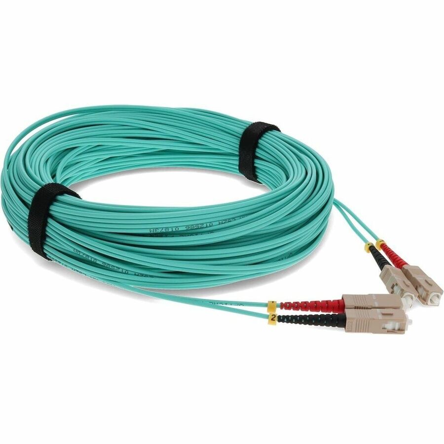 Addon Networks Add-Sc-Sc-11M5Om4 Fibre Optic Cable 11 M Ofnr Om4 Aqua Colour