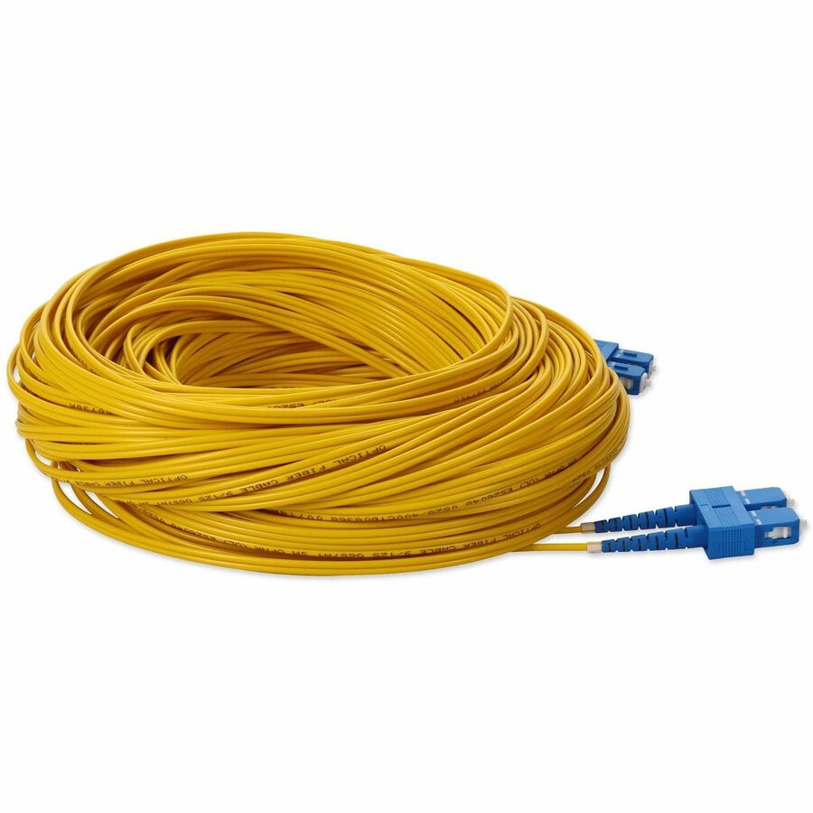 Addon Networks Add-Sc-Sc-39M9Smf Fibre Optic Cable 39 M Ofnr Os2 Yellow