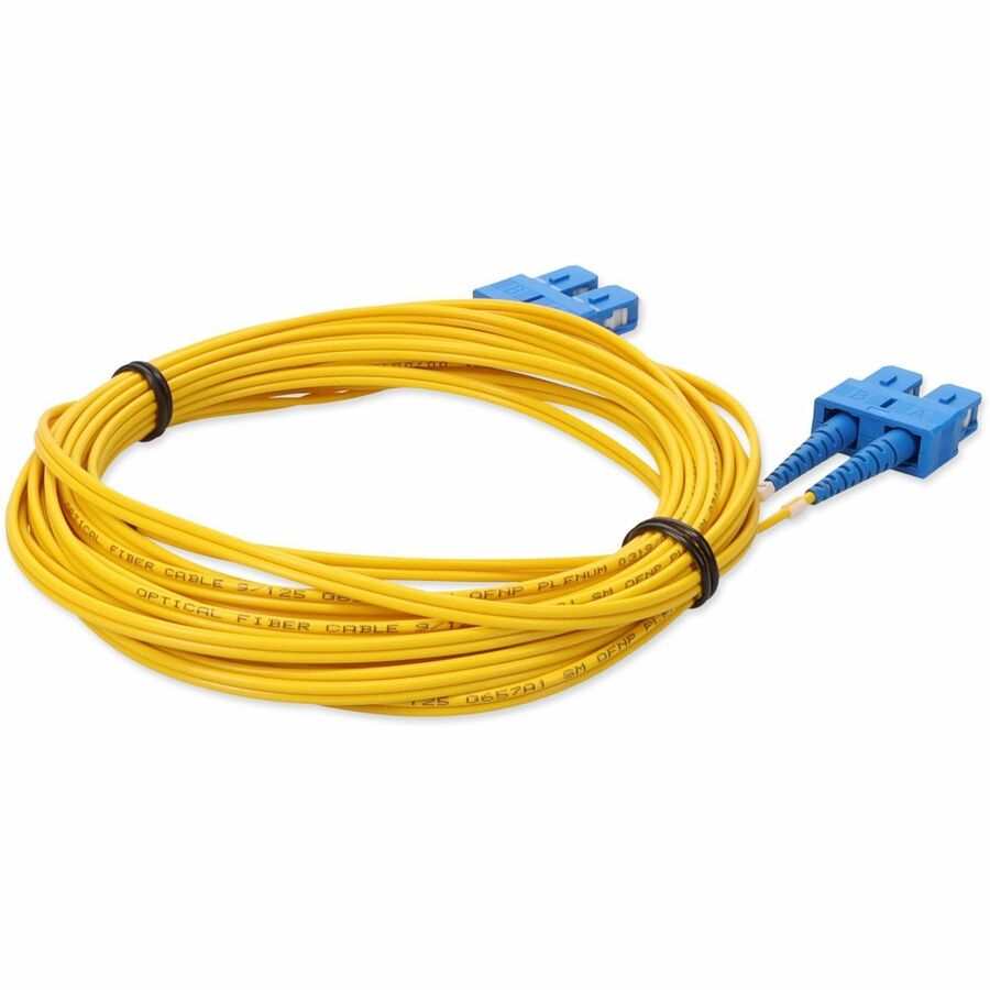 Addon Networks Add-Sc-Sc-9M9Smfp Fibre Optic Cable 9 M Ofnp Os2 Yellow