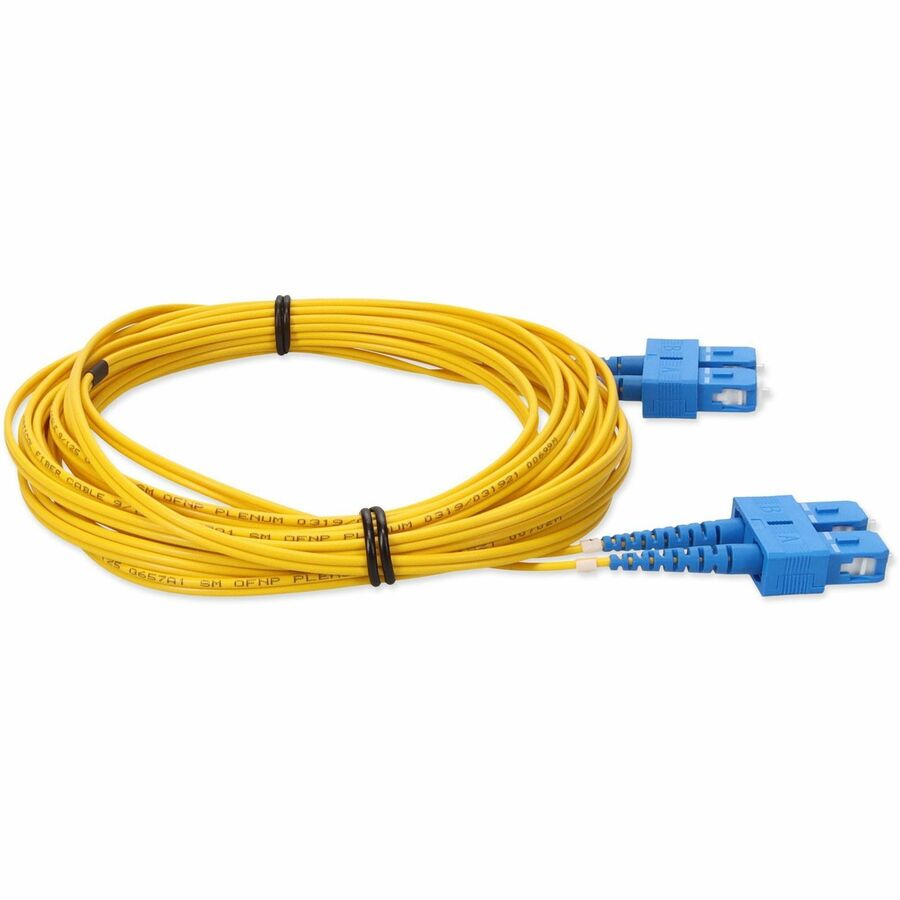 Addon Networks Add-Sc-Sc-9M9Smfp Fibre Optic Cable 9 M Ofnp Os2 Yellow