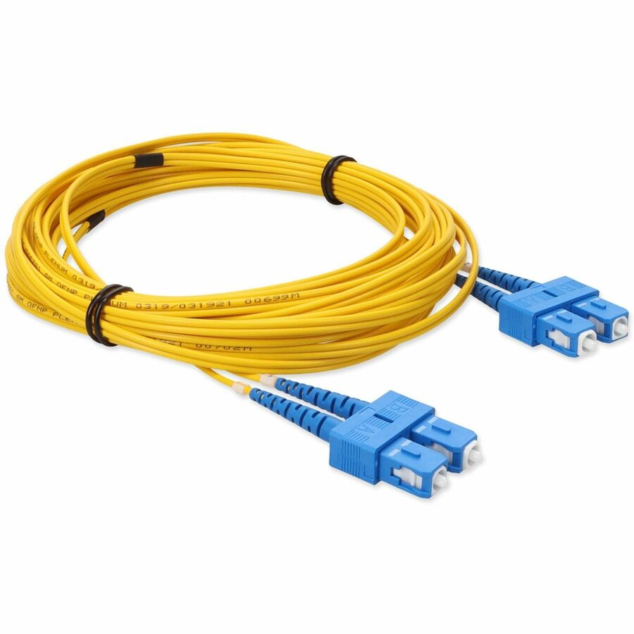 Addon Networks Add-Sc-Sc-9M9Smfp Fibre Optic Cable 9 M Ofnp Os2 Yellow
