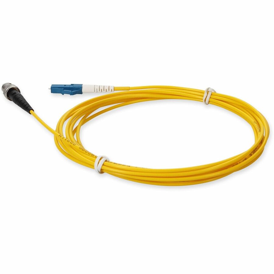 Addon Networks Add-St-Lc-0-5Ms9Smf Fibre Optic Cable 0.5 M Os2 Yellow