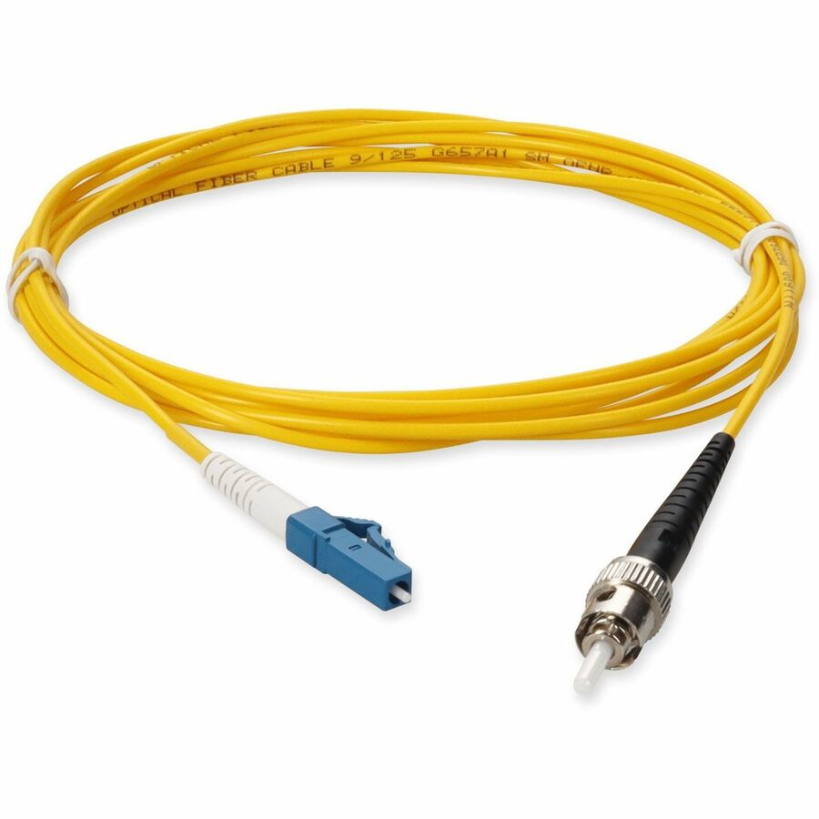 Addon Networks Add-St-Lc-0-5Ms9Smf Fibre Optic Cable 0.5 M Os2 Yellow