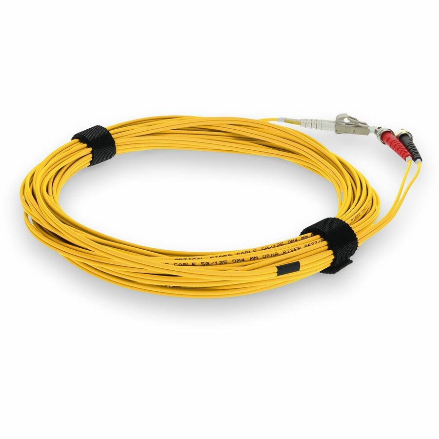 Addon Networks Add-St-Lc-1M5Om4-Yw Fibre Optic Cable 1 M 2X Lc 2X St Lomm Om4 Yellow