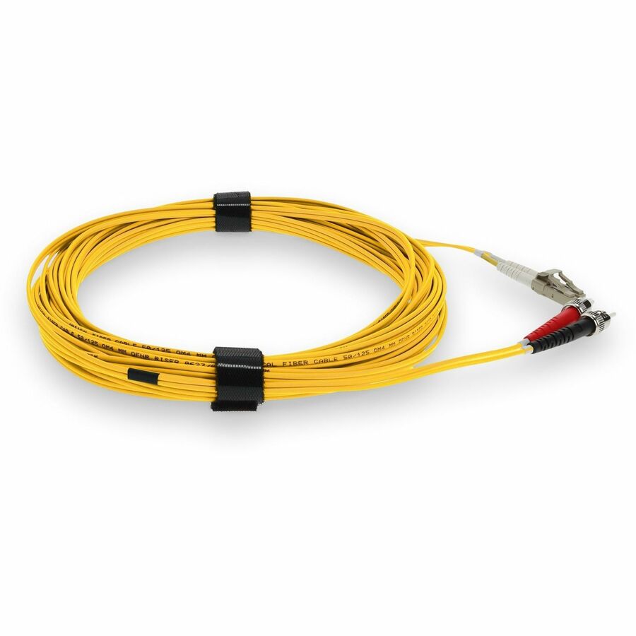 Addon Networks Add-St-Lc-1M5Om4-Yw Fibre Optic Cable 1 M 2X Lc 2X St Lomm Om4 Yellow