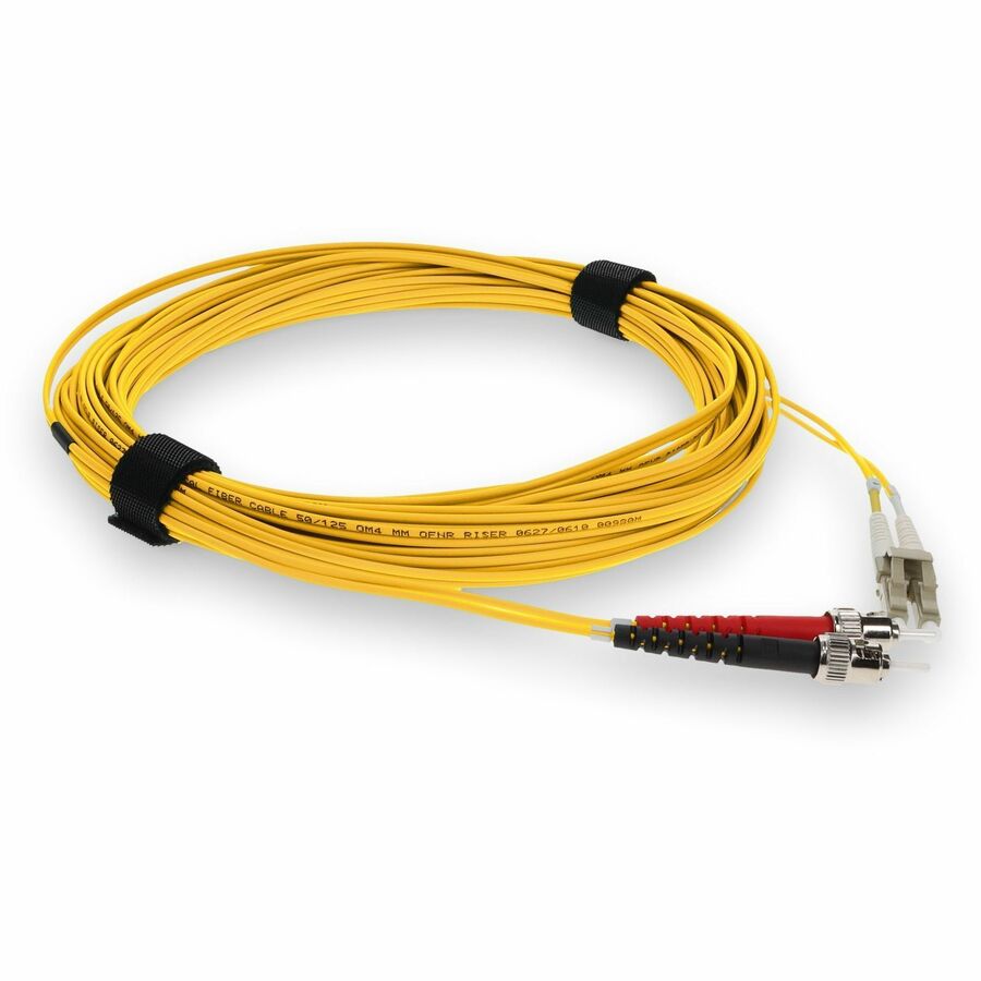 Addon Networks Add-St-Lc-1M5Om4-Yw Fibre Optic Cable 1 M 2X Lc 2X St Lomm Om4 Yellow