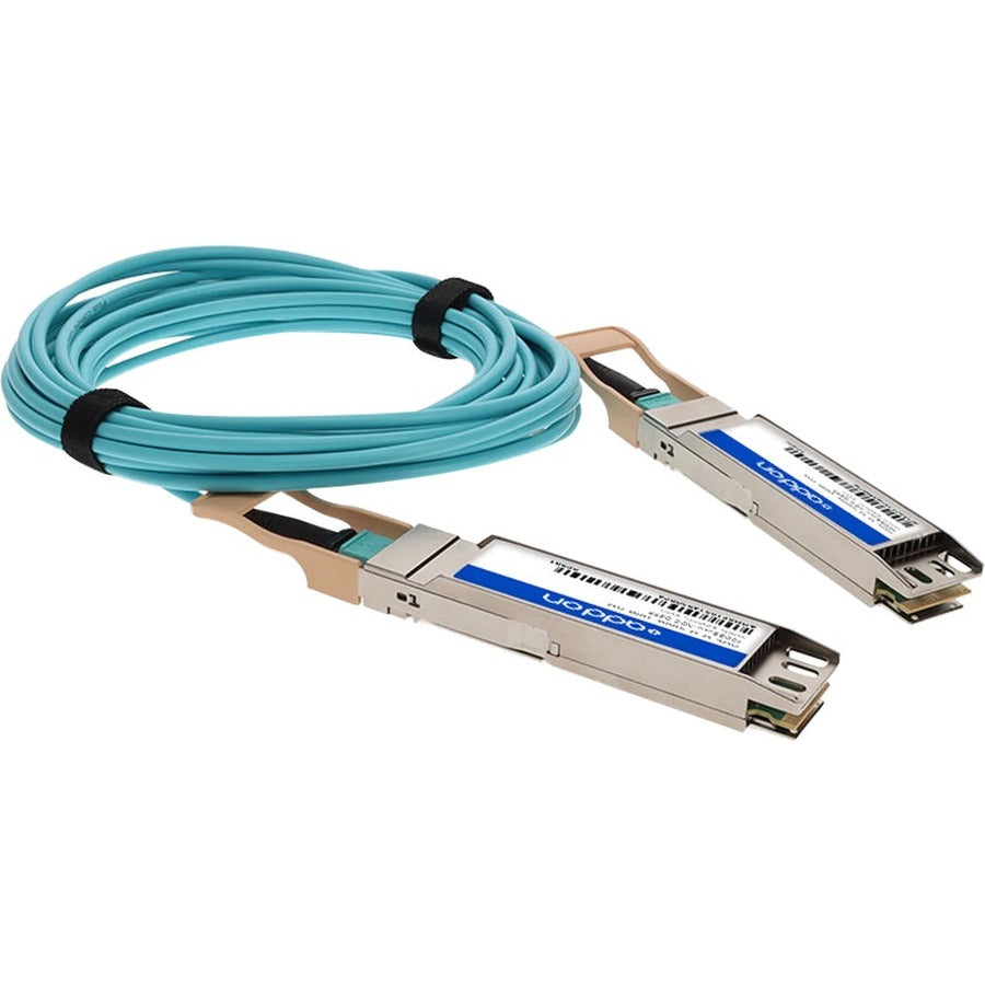Addon Networks Aoc-O-O-400G-10M-Ao Fibre Optic Cable Om3 Aqua Colour