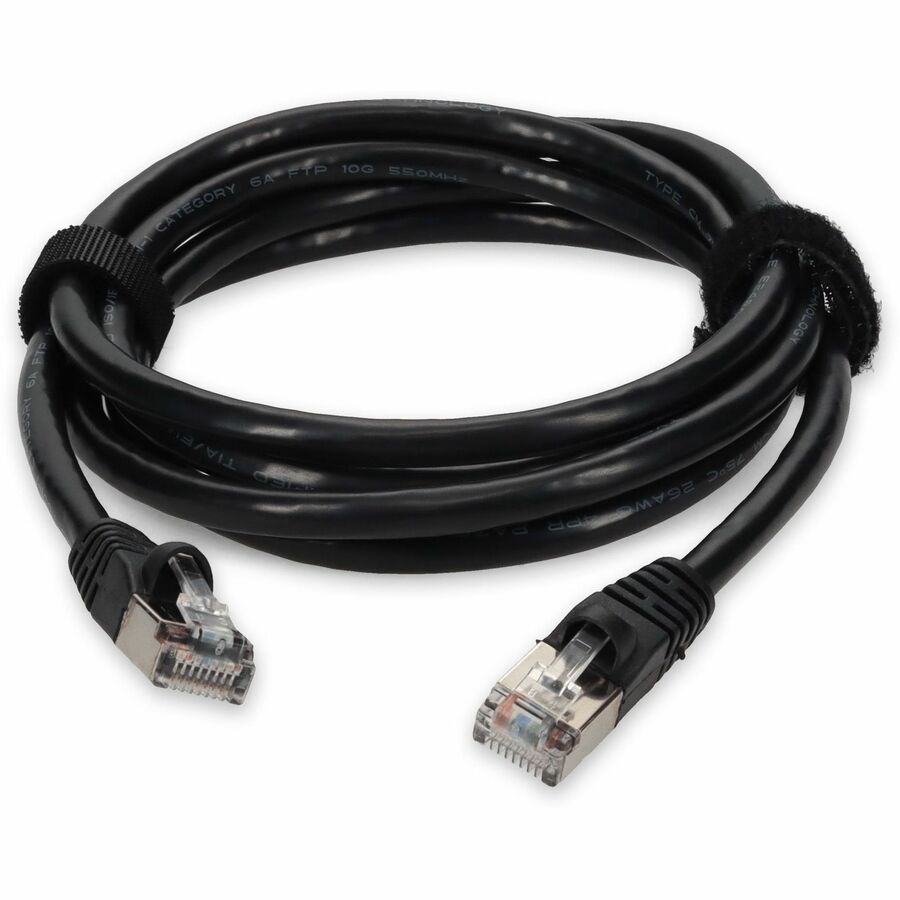 Addon Networks Cat6A Networking Cable Black 0.3 M S/Utp (Stp)