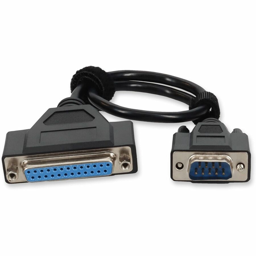 Addon Networks Db25F2Db9M1 Serial Cable Black 0.3 M Db-25 Db-9