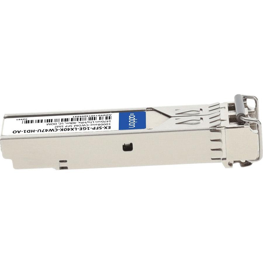 Addon Networks Ex-Sfp-1Ge-Lx40K-Cw47U-Hd1-Ao Network Transceiver Module Fiber Optic 1000 Mbit/S 1470 Nm