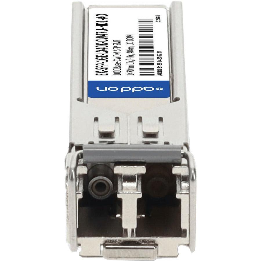 Addon Networks Ex-Sfp-1Ge-Lx40K-Cw47U-Hd1-Ao Network Transceiver Module Fiber Optic 1000 Mbit/S 1470 Nm