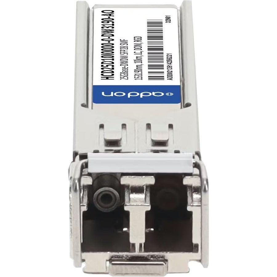 Addon Networks Hcd25D10I0000-0-Dw3190-Ao Network Transceiver Module Fiber Optic Sfp28 1531.9 Nm
