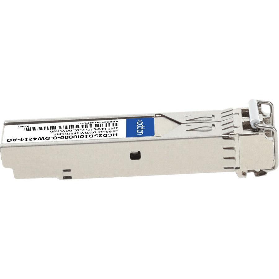 Addon Networks Hcd25D10I0000-0-Dw4214-Ao Network Transceiver Module Fiber Optic Sfp28 1542.14 Nm