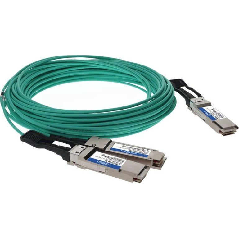 Addon Networks Mfs1S50-V020E-Ao Infiniband Cable 20 M Qsfp56 2Xqsfp56 Green, Grey