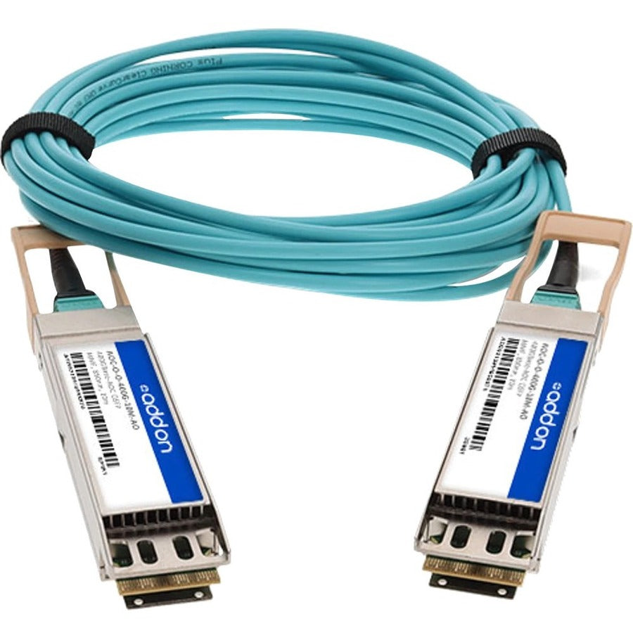 Addon Networks Osfp-400Gb-2M-Ao Infiniband Cable Aqua Colour