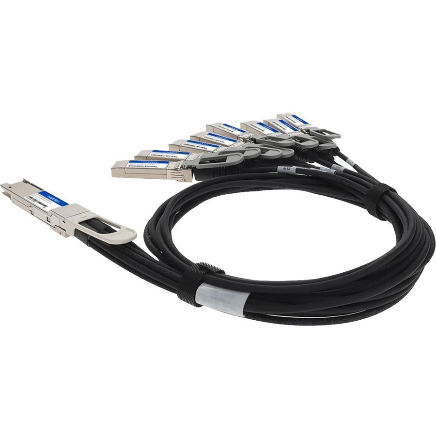 Addon Networks Qdd-8Sfp28-Pdac2M-Ao Infiniband Cable 2 M Qsfp-Dd 8X Sfp28 Black